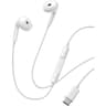 Baseus Encok CZ19 Type-C Wired Earphones – USB-C In-Ear Headphones with Microphone & Volume Control, 13mm Hi-Fi Drivers, Semi In-Ear Design, Durable TPE Cable, Compatible with iPhone 16, iPad Pro - White product thumbnail 1