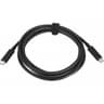Lenovo USB-C to USB-C Data Cable 4K 2M For USB-C Dockstation & Other USB-C Devices - Black product thumbnail 1