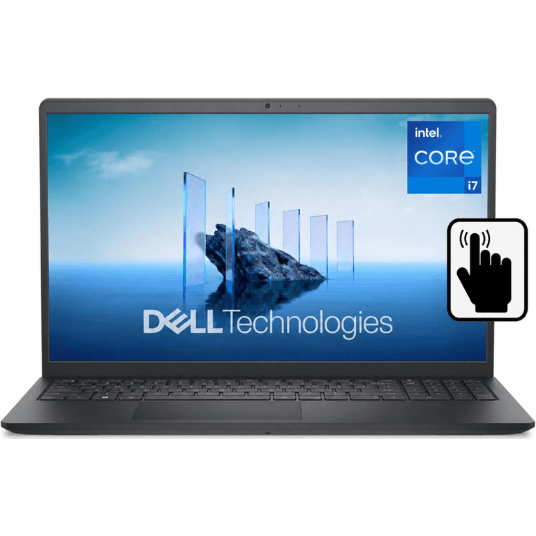 Dell 15 Laptop DC15250 (2025) Intel Core i7 13Gen 10-Core Built For Everyday Computing w/ Touch Screen Display & Windows 11 Pre-Installed - Carbon Black
