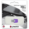 Kingston DataTraveler microDuo 3C 256GB USB-C & USB-A Flash Drive | Speeds up to 200 MB/s | USB 3.2 Gen 1 | Duo Connector | DTDUO3CG3/256GB product thumbnail 1