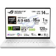 ASUS ROG Zephyrus G14 GA403GM-SY008 Gaming Laptop | Ryzen AI 9 465 | RTX 5060 8GB | 16GB LPDDR5X | 1TB SSD | 14" 3K OLED 120Hz | Platinum White product image