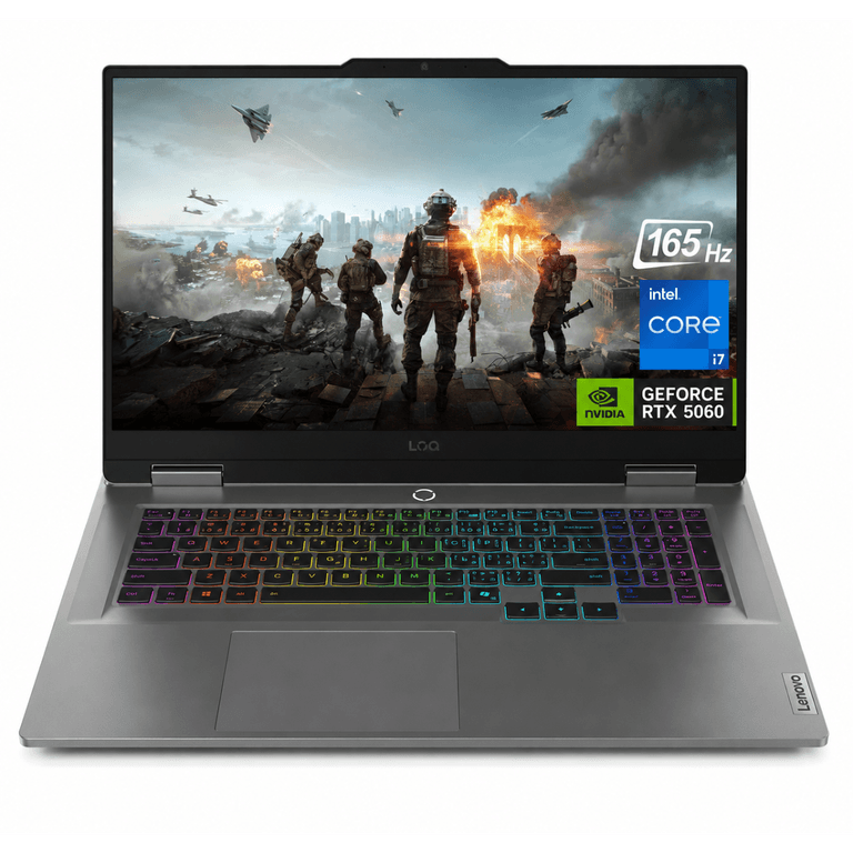 Lenovo LOQ Gaming 17 (2025) 13Gen Intel Core i7 13650HX 14-Cores w/ AI Engine+ LA1 Chip & Nvidia RTX 5050 8GB DDR7 & IPS 165Hz Display - Luna Grey