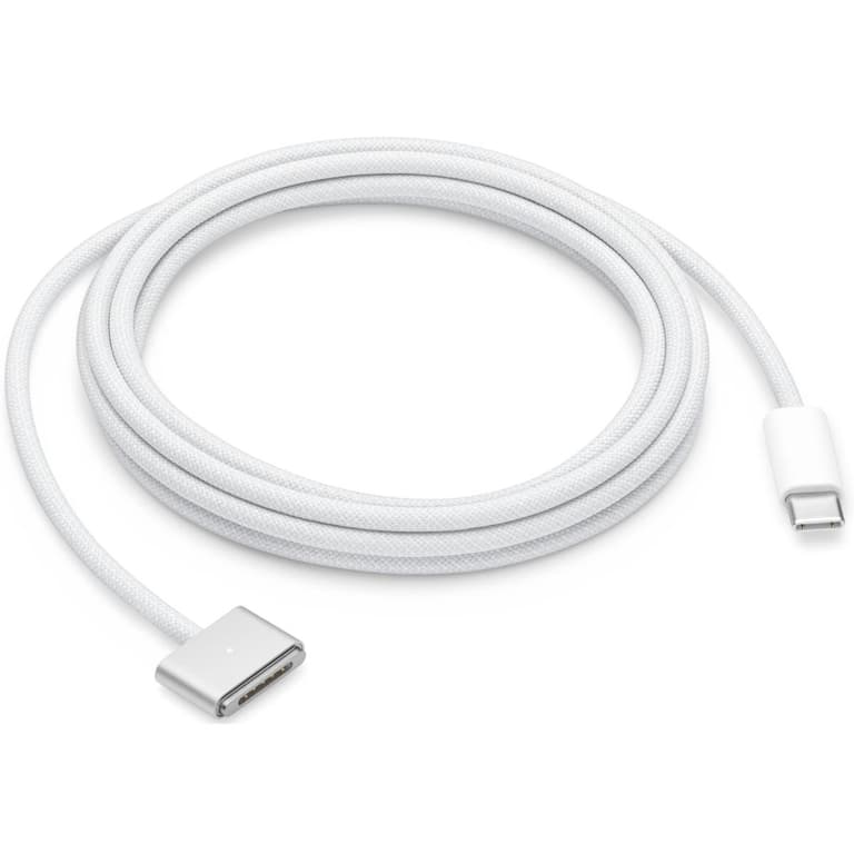 Apple USB-C to MagSafe 3 Cable (2m) Compatible with MacBook Air & MacBook Pro use MagSafe 3 - Silver