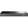 TP-Link Omada SG3428XF 24-Port SFP L2+ Managed Switch with 4 10GE SFP+ Slots, 20x Gigabit SFP Ports, 4x Gigabit SFP/RJ45 Combo Ports, 4x 10G SFP+ Slots, 1x RJ45 Console Port, Black product thumbnail 1