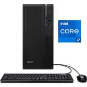 Acer Veriton VS2722G (2025) 14Gen Intel Core i7 14700 20-Cores Mini Tower Business Class Desktop w/ Wireless & Bluetooth & 3 Years Warranty - Black product image