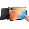 V2COM TC2 15.6'' IPS Full HD Portable Monitor Touchscreen, Tempered Glass, Travel Monitor with Kickstand & Speaker, HDMI USB C External Monitors for Mac Laptop Phone Computer product thumbnail 1