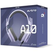 Logitech G Astro A10 Gen 2 Cross-Platform Wired Gaming Headset for PlayStation 5/4, Xbox S|X, Nintendo Switch, PC: 3.5mm Headphone Jack, 32mm Drivers, Flip-to-Mute Mic, Over-Ear - Lilac product image