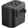 Anker 312 PowerExtend 30W, Wall Charger with Travel Plug, 1-Ports USB-C, 2-Ports USB-A, Wall Plug, 312 Outlet Extender, Black product thumbnail 1