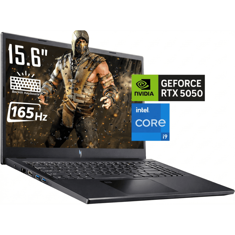 Acer Nitro V 15 (2025) ANV15-52-97ND 13Gen Intel Core i9 14-Cores w/ Nvidia RTX 5050 8GB DDR7 & IPS 165 Hz Display - Black