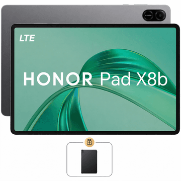HONOR Pad X8b (2026) 11.0" Android LTE Tablet (128GB Storage / 4GB + 4GB Memory) w/ Metal Unibody & Eye Comfort Display & BIG Battery + Free HONOR Cover , Space Grey