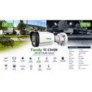 Tiandy TC-C34QN I5W/WIFI/Eu/4mm/V4.0 4MP Fixed IR Wi-Fi Bullet Camera product image