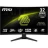 MSI MAG 321CQF E18 32" Curved 1500R QHD 2K 1440P 180Hz AMD FreeSync 0.5ms HDR Ready Low Blue Light Ai Vision Gaming Computer Monitor - Black product thumbnail 1