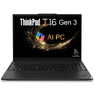 Lenovo ThinkPad T16 Gen 3 (2024) AI PC Intel® Ultra 7 12-Core Intel® AI Boost Enterprise Class Laptop w/ Touch Screen & HUGE Battery , Black product thumbnail 1