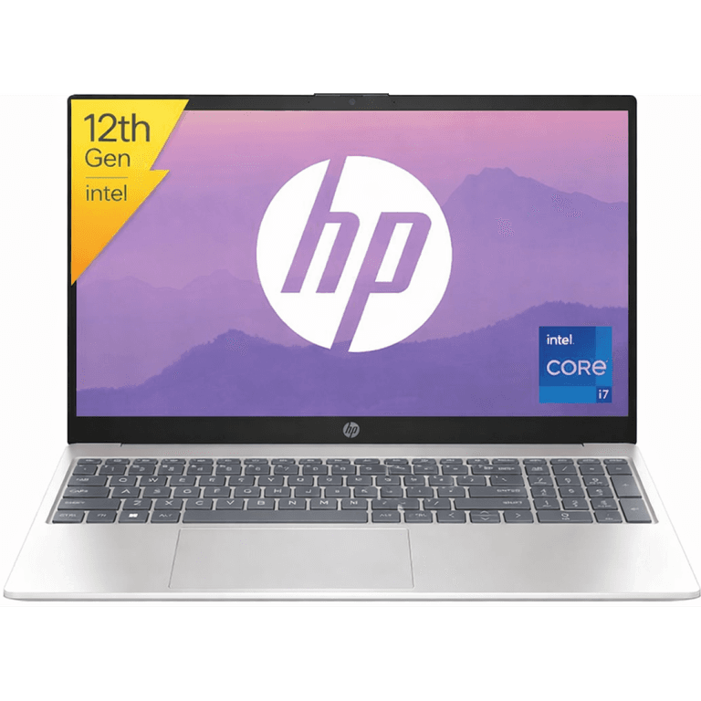 HP Laptop 15-fd0458nia (2024) NEW 12th Gen Intel Core i7 10-Cores Slim Design w/ Backlit Keyboard (Customized) - Silver