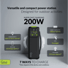 Goui Beast Power Station , with LED Flashlight Portable Power Station (200W rated output and 400W Peak), 209Wh Capacity 5 Ways To Charge Digital Screen AC & DC Ports product thumbnail 1