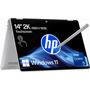 HP OmniBook 5 Flip (2025) 14-fp0045ne NEW Intel Core 5 10-Cores w/ 360° Touch Display & BIG Battery & Fast Charge - Silver product image