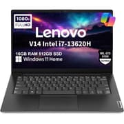 Lenovo V14 G4 (2025) 13th Gen Intel Core i7 13620H 10-Cores w/ High-Performance Processor Business Class & Pre-Installed Windows 11 - Black product image