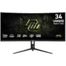 MSI MAG 342CQRF E20 34" UWQHD 4K Curved 1500R 200Hz ,0.5ms , sRGB 110% 1.07B Color HDR Ready AI Vision Less Blue Light Adaptive-Sync - Black product thumbnail 1