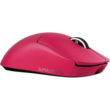 Logitech G PRO X Superlight 2c Wireless Gaming Mouse, 51 g pro-Grade Compact Mouse with 5 programmable Buttons, USB-C Charging, 44K DPI Sensor, up to 8 kHz Polling for PC/Mac - Magenta