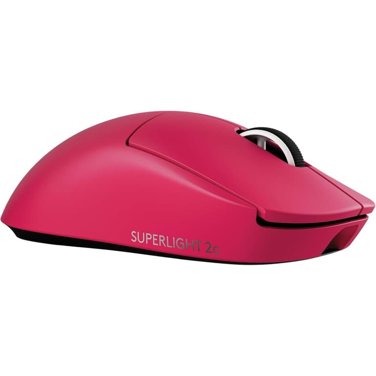 Logitech G PRO X Superlight 2c Wireless Gaming Mouse, 51 g pro-Grade Compact Mouse with 5 programmable Buttons, USB-C Charging, 44K DPI Sensor, up to 8 kHz Polling for PC/Mac - Magenta