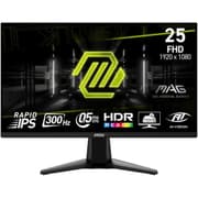 MSI MAG 255XF 25" Rapid IPS Full HD 300Hz 0.5ms HDR Ready AI Vision AMD FreeSync™ Premium w/ 2x HDMI & DisplayPort Interface - Black product image