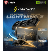 MSI GeForce RTX 5090 LIGHTNING Z Graphics Card, 32GB GDDR7 512-Bit Memory, 2730 MHz Boost Clock, 28 Gbps Memory Speed, 21760 CUDA Cores, PCI Express Gen 5 product image
