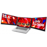 V2COM P7 Pro 15.6" IPS Full HD Triple Screen Extender Portable Monitor for Laptops 13-17.3" Ultra-Slim One Cable USB-C/USB-A Extended Display For macOS Windows Chrome OS Nintendo Switch product thumbnail 1