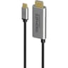 Promate HDMI-PD100 USB-C to HDMI Cable, Ultra HD 4k 60hz Type-C(Thunderbolt-3) to HDMI Adapter with 100W USB-CPower Delivery Port, Long Lifespan, 180cm Cord for MacBook Pro, iPad Air, Galaxy S25 product thumbnail 1