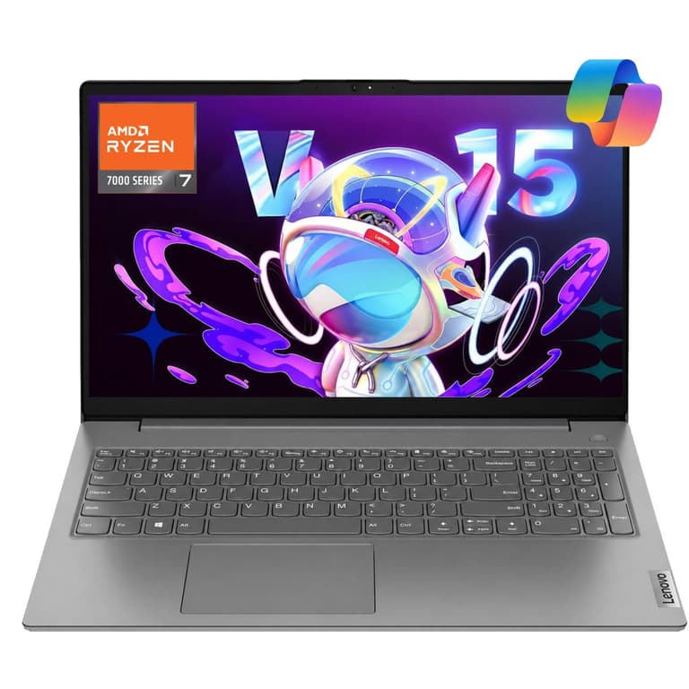 Lenovo V15 G4 (2024) 7Gen AMD Ryzen 7 8-Cores Budget-Friendly Business Class w/ AMD VEGA 8 Graphic & Windows 11 , Grey