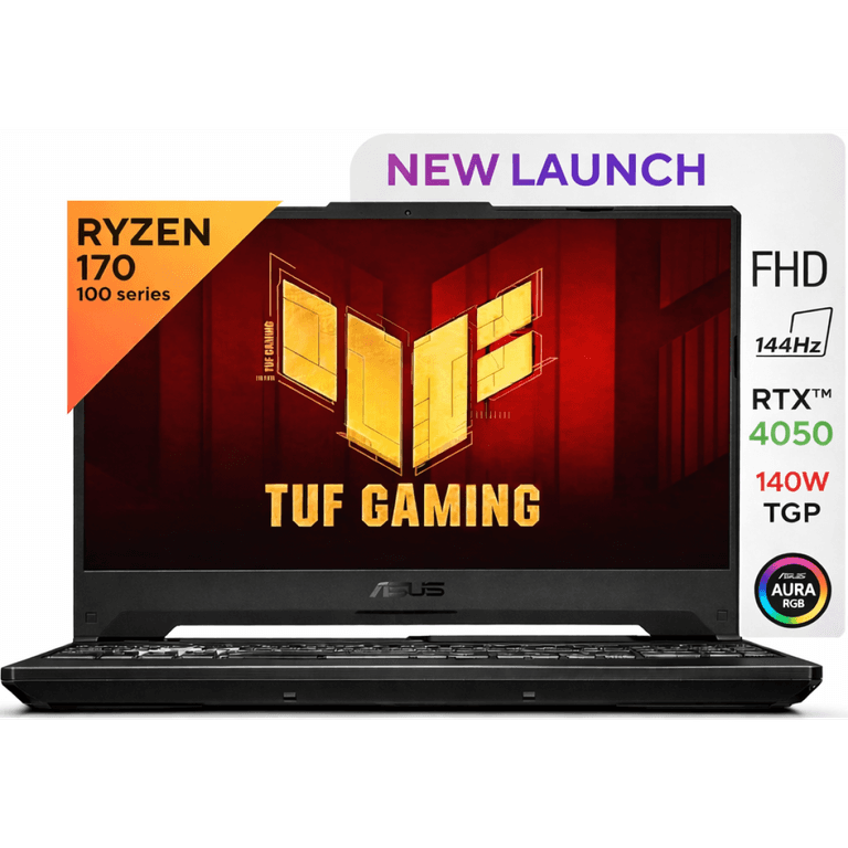 ASUS TUF Gaming A16 (2025) FA607NUQ NEW AMD Ryzen 7 100-Series 170 8-Cores w/ Nvidia RTX 4050 6GB & 144Hz IPS Display - Mecha Gray