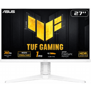 ASUS TUF VG27AQML1A Gaming 27" Fast IPS 2K HDR QHD 260Hz 1ms HDR400 G-SYNC Compatible Variable Overdrive 100% sRGB w/ Speakers , White product image