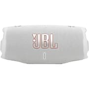 JBL Charge 6 - Portable Waterproof & Drop-Proof Bluetooth Speaker, Bold Pro Sound with AI Sound Boost, 28Hrs of Playtime, Built-in power bank & Comes with a Sturdy/Removable Carrying Strap - White product image