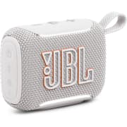 JBL Go 5 - Ultra-Portable Waterproof & Drop-Proof Speaker with JBL Legendary Sound & Ambient Edge Lighting, AirTouch Instant Stereo Pairing or Link Multiple Compatible Speakers via Auracast™ (White) product image
