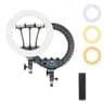 JMARY FM-14R 14-inch Live Streaming Ring Light Photography LED Fill Light - Black product thumbnail 1