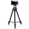 JMARY KP-2205 Aluminum Tripod (134CM), 4-Section Aluminum Legs, Universal Lightweight Tripod with Mobile Phone Holder Mount - Black product thumbnail 1