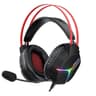ACEFAST H16 Wired Over Ear Headphone Low Latency Gaming Earbuds with 50mm Precision Drivers, Hi‑Fi Audio Engine, RGB, 2M cable with dual interface - Black product thumbnail 1