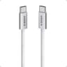 Anker Zolo USB C to USB C Cable, Full-Speed 240W Charging Cable, Dirt-Resistant Unibody, 5.8mm Thickness, 480 Mbps Data Transfer, Durable Braided Exterior, 1M Cable Length, White product thumbnail 1