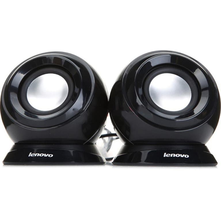 Lenovo M0520 USB Powered 2W Portable Speakers For Home & Office - Black