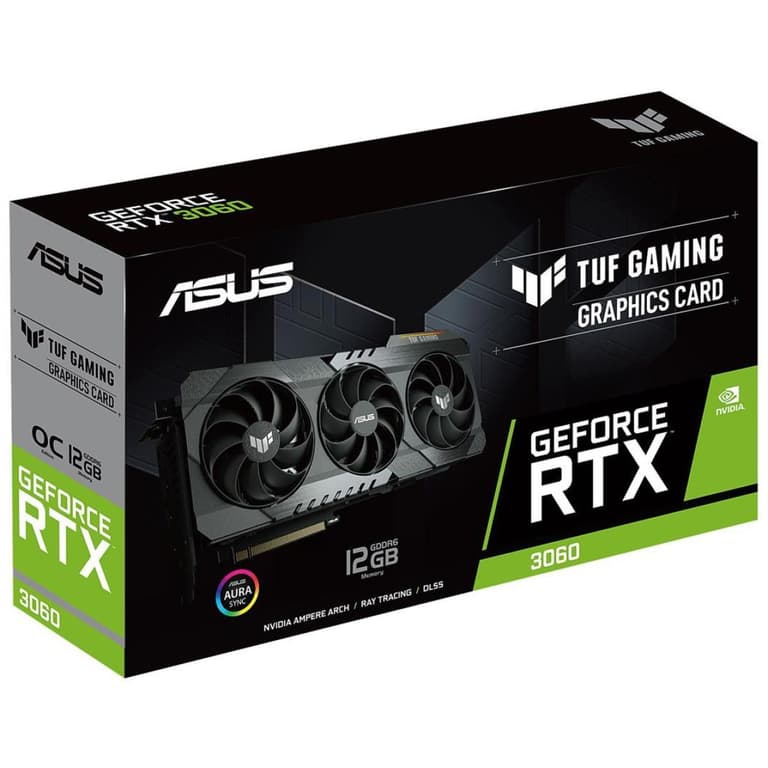 ASUS TUF Gaming NVIDIA GeForce RTX 3060 12GB GDDR6 Dual Ball Fan Military-Grade GPU Tweak II Graphics Card