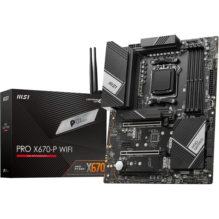 MSI PRO X670-P WIFI AM5 For Ryzen 7000 DDR5 USB4® Header ATX Motherboard