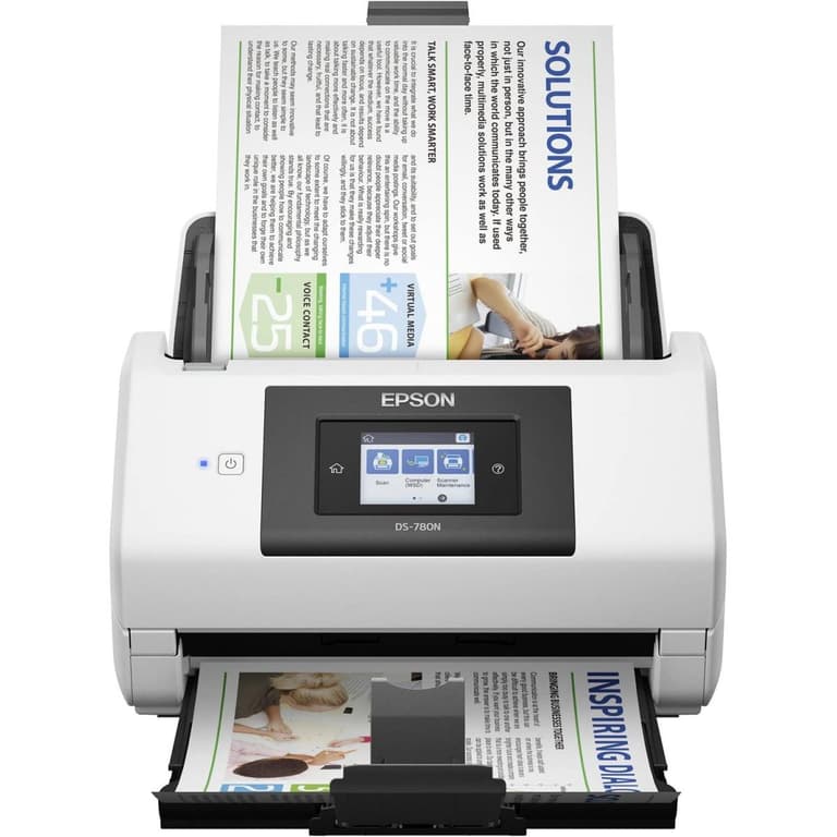 Epson DS-780N Network Color Document Scanner for PC & Mac up to 45 ppm w/ Duplex Scanning