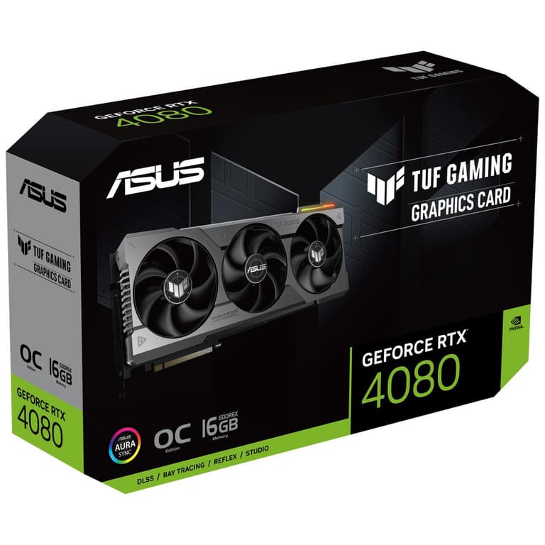 ASUS TUF Gaming NVIDIA GeForce RTX 4080 OC Edition 16GB GDDR 6X Video Card