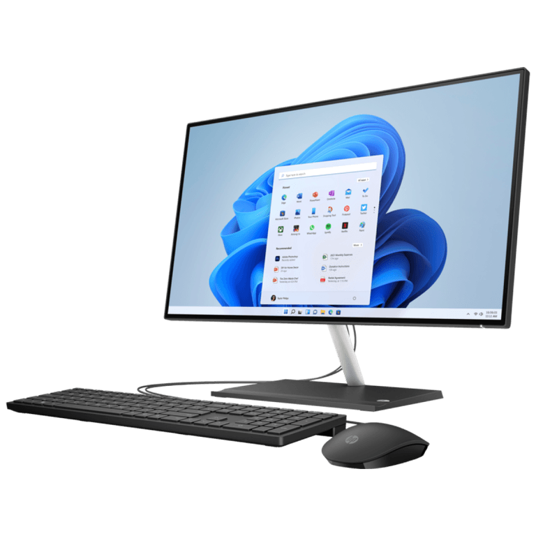 HP All-in-One 24-cb1015ne NEW 12Gen Intel Core i7 w/ 24" Touch Screen - Black