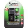 Uniross UCU004A USB Compact Multi Charger with 4x AA 2100 Batteries & USB Charging product thumbnail 1