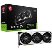 MSI VENTUS 3X GeForce RTX 4070 TI 12GB GDDR6X PCI Express 4.0 Video Card product image