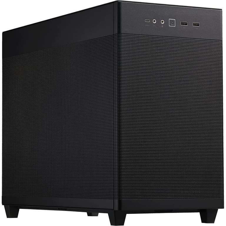 ASUS Prime AP201 MicroATX Tool-Free Side Panels & a Quasi-Filter Mesh Support 360mm Coolers & Graphics Cards 338mm Long - Black