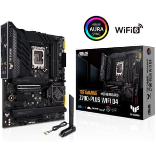 ASUS TUF Gaming Z790-Plus WiFi D4 Intel 12th&13th Gen ATX Motherboard 4xM.2 Slots WiFi 6 Thunderbolt 4 RGB Lighting