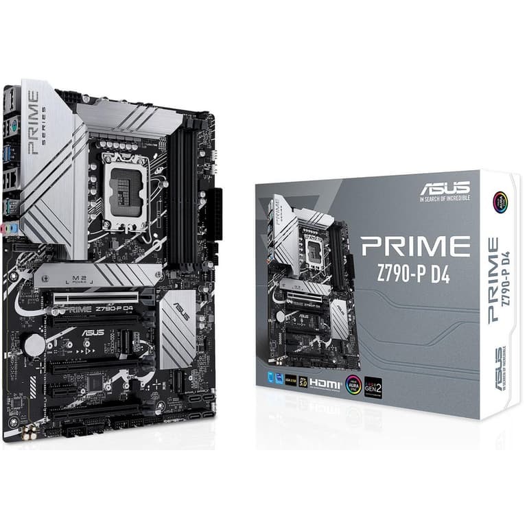 ASUS Prime Z790-P DDR4 LGA 1700 (Intel® 13th &12th Gen) ATX PCIe 3x M.2 Thunderbolt™ 4