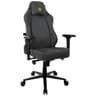 Arozzi Primo Premium Woven Fabric Gaming/Office Chair Built in Lumbar Support Chair - Black w/ Gold Logo product thumbnail 1