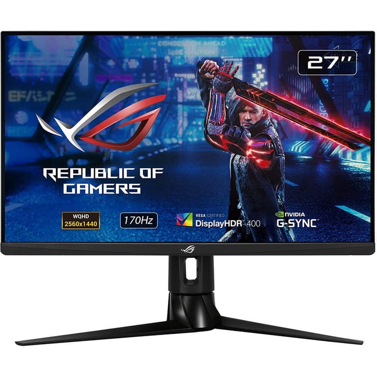 ASUS ROG STRIX XG27AQ 27” IPS HDR400 WQHD 2K 170Hz 1ms G-SYNC Compatible